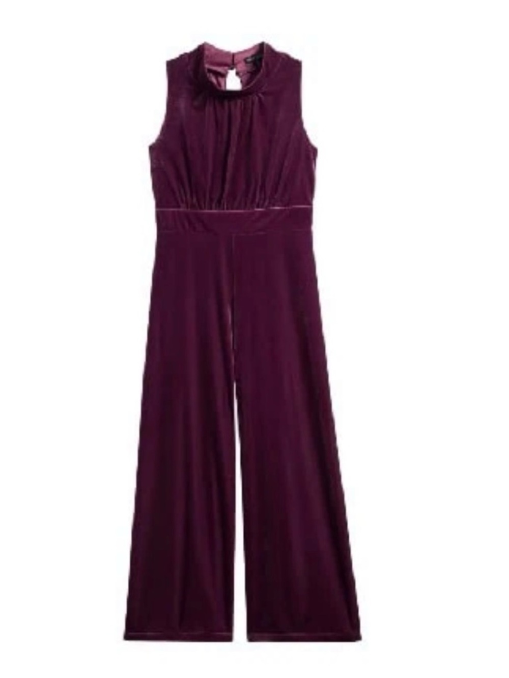 Nordstrom- Girls Sleeveless Wide-Leg Jumpsuit in Plum